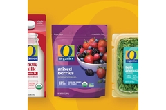 O Organics food packaging.